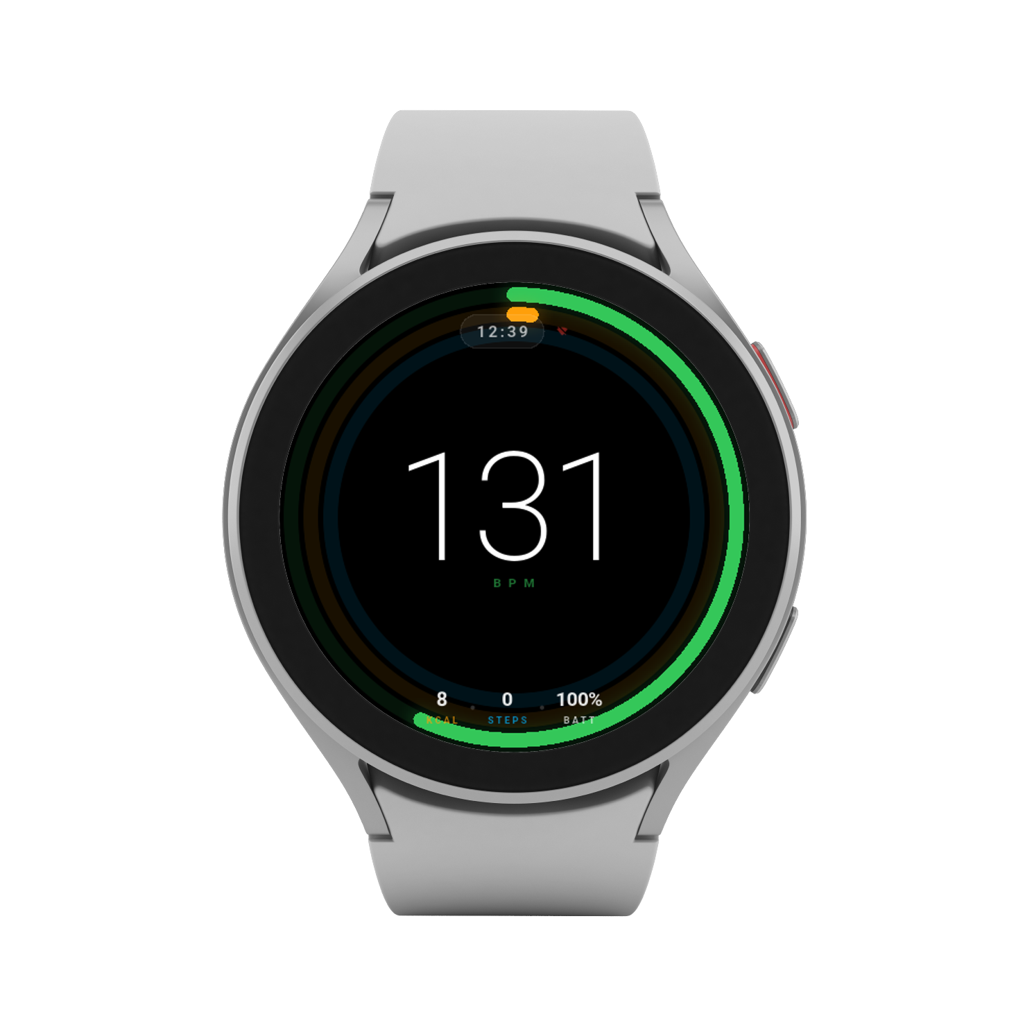 KickFlow Wear OS strike counter on Galaxy Watch 4